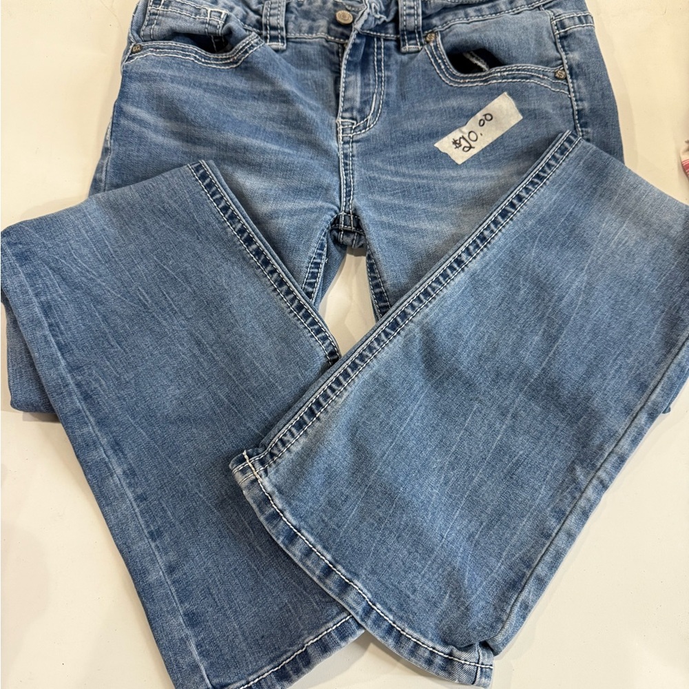 Blue Medium Wash Casual Jeans